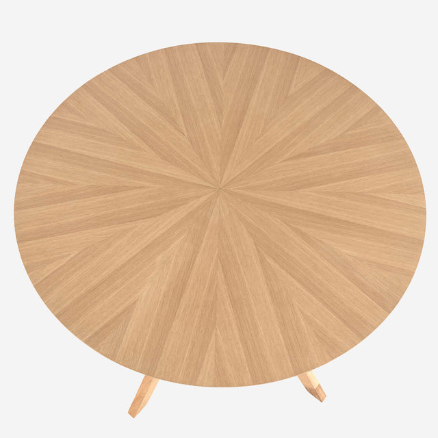 Mesa redonda 120cm Roble Som Casa