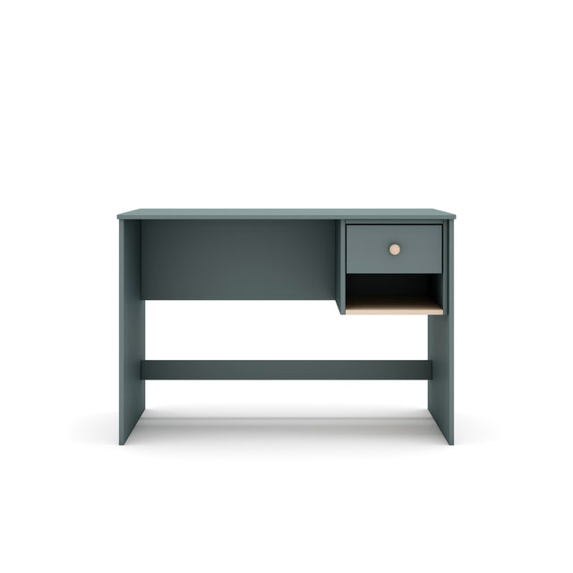 Escritorio Luca 110 Verde Con Un Cajón
