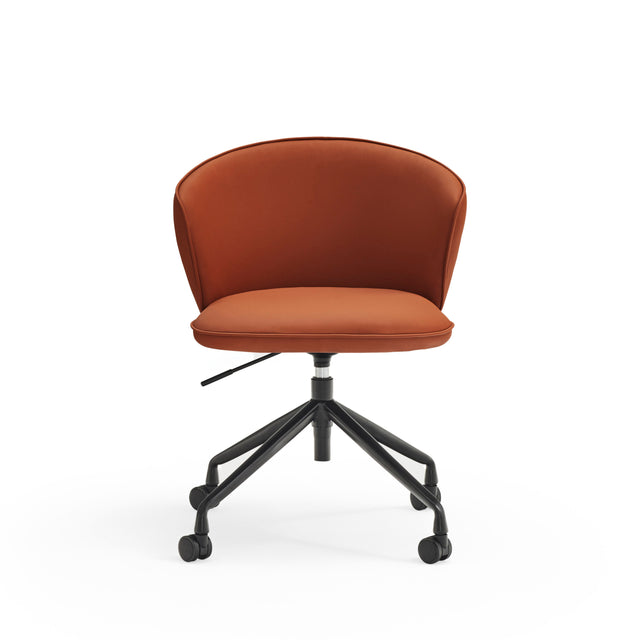 Silla Giratoria 360º ADD Terracota Con Ruedas