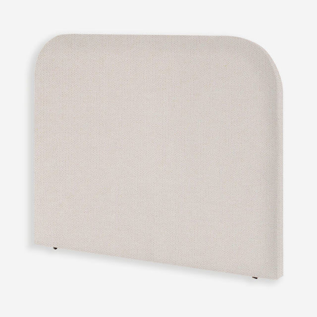 Vista lateral Cabecero tapizado Sevilla 100 cm 145 cm 160 cm 190 cm Seminido Beige Alma Slowdeco