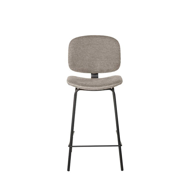 Marc white/black high stool